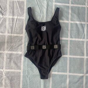 Loewe Black One Piece Swimsuit